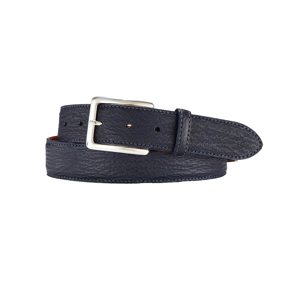 Black Shark Skin Belts - High Quality, Handmade Shark Skin leather belts